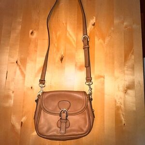 Talbots Vintage Leather Crossbody Bag